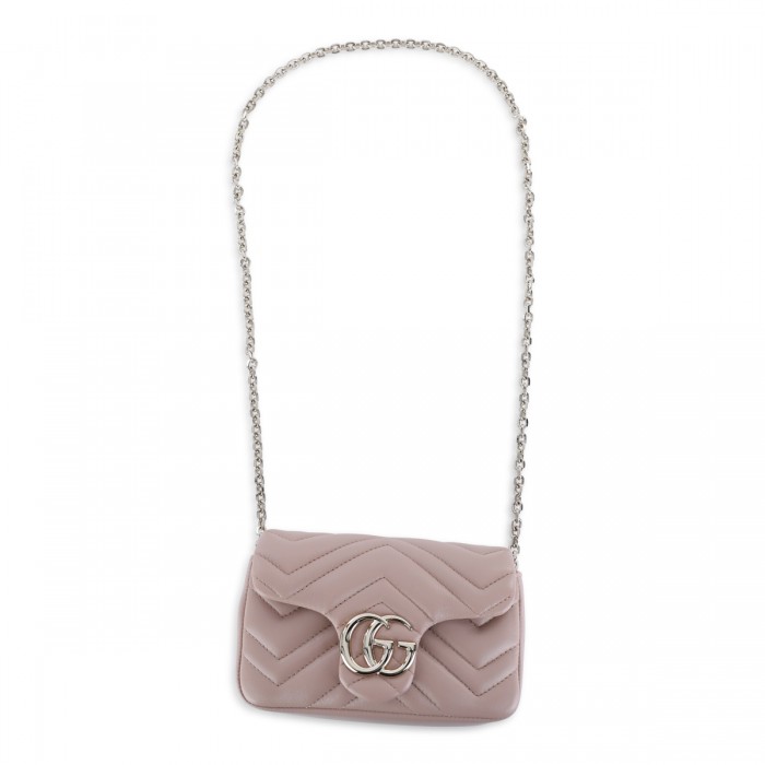 PINK LEATHER MINI BAG