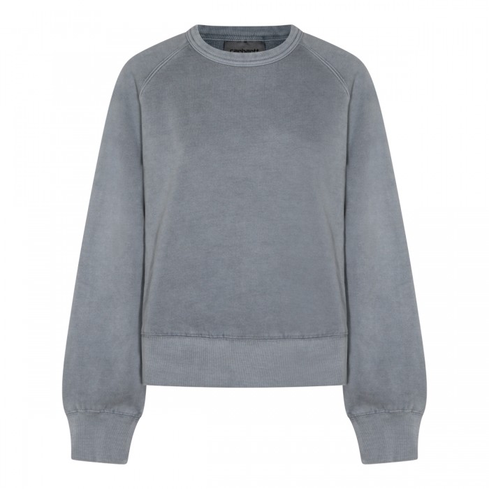 BLUE COTTON SWEATSHIRT