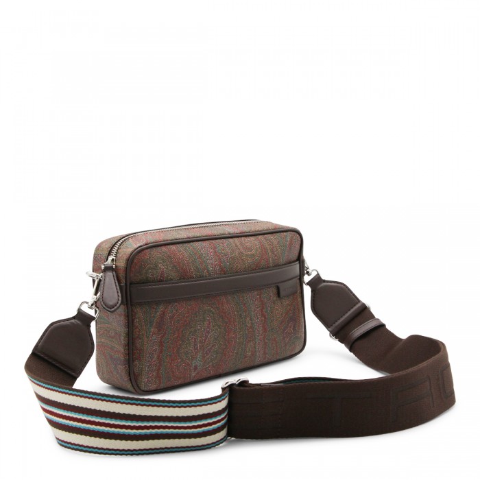 BROWN COTTON SHOULDER BAG 2