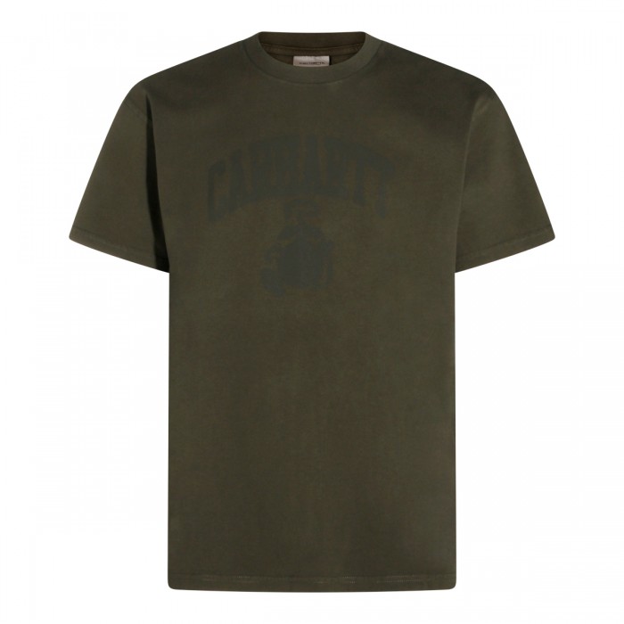 GREEN COTTON T-SHIRT
