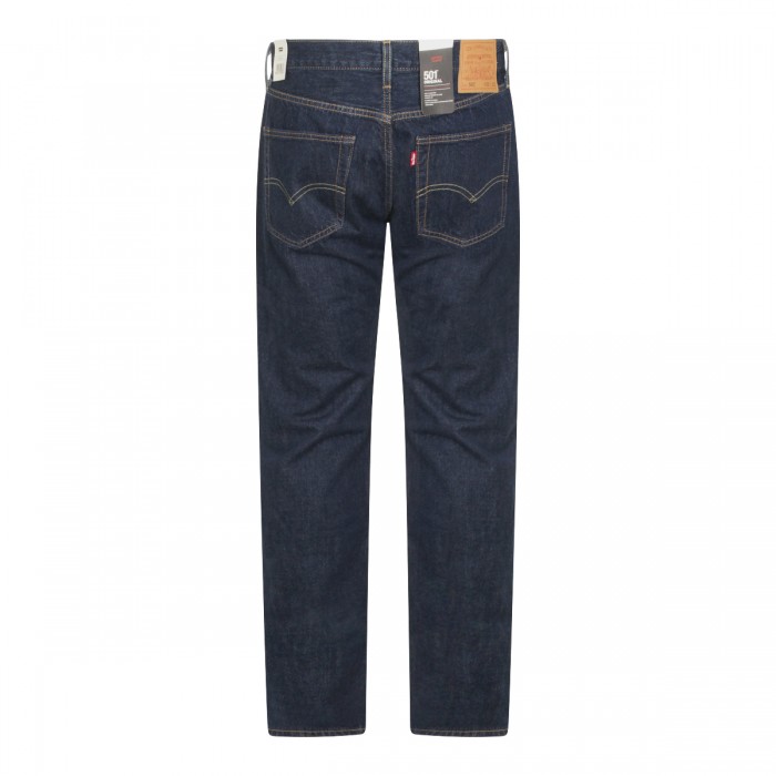 DARK BLUE COTTON DENIM 501... 2