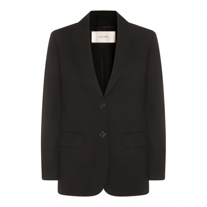 BLACK WOOL BLAZER