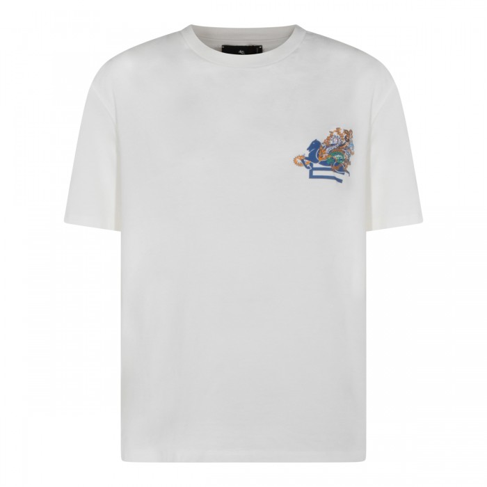 WHITE COTTON T-SHIRT
