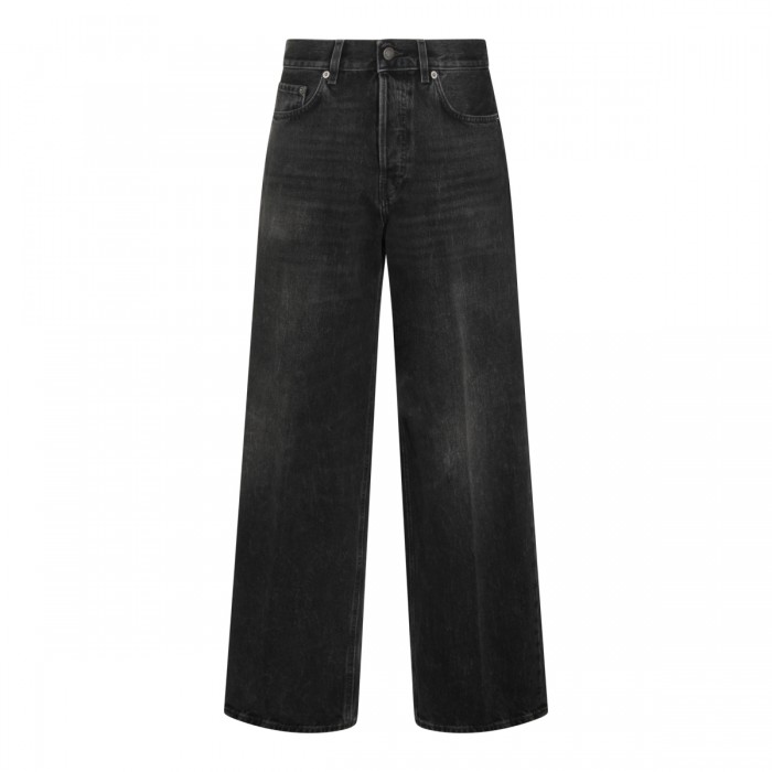 BLACK COTTON BETHANY JEANS