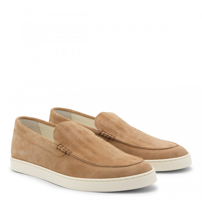BEIGE LEATHER LOAFERS 2