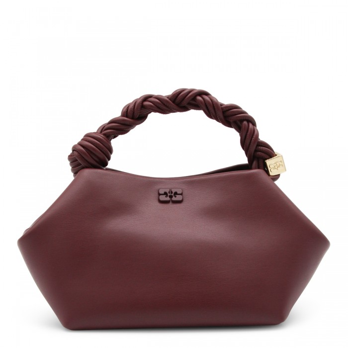 BURGUNDY TOP HANDLE BAG