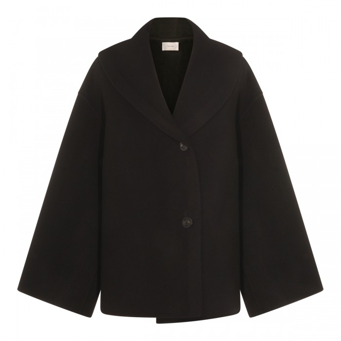 BLACK WOOL COAT