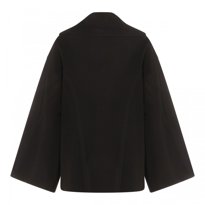 BLACK WOOL COAT 2