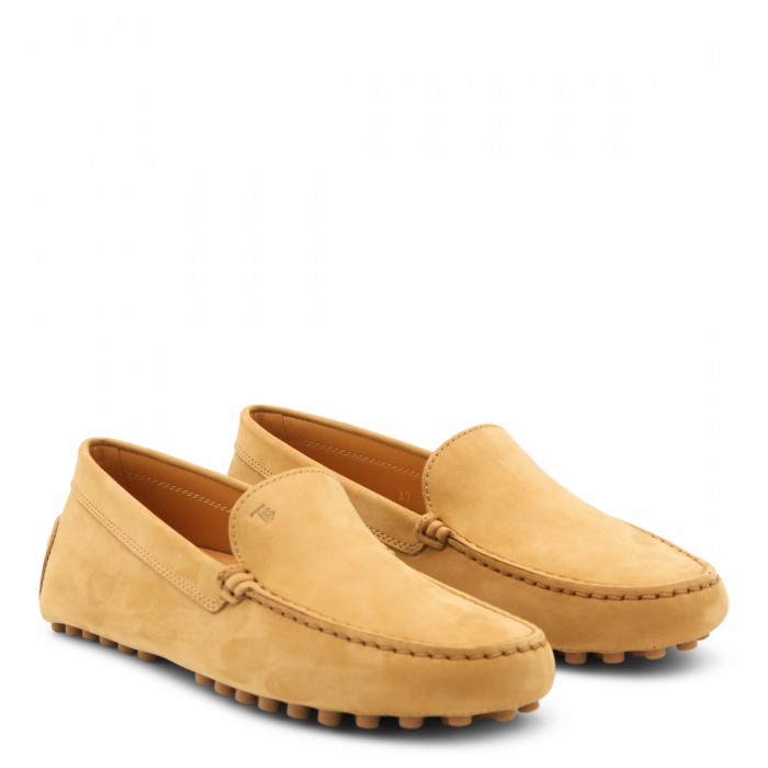 CAMEL LEATHER LOAFERS 2