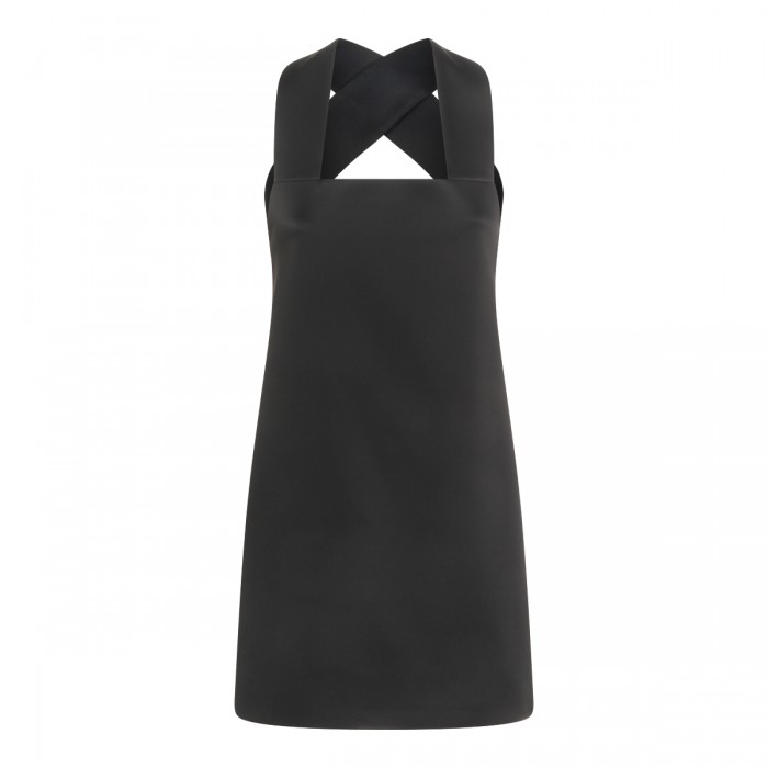 BLACK SILK DRESS