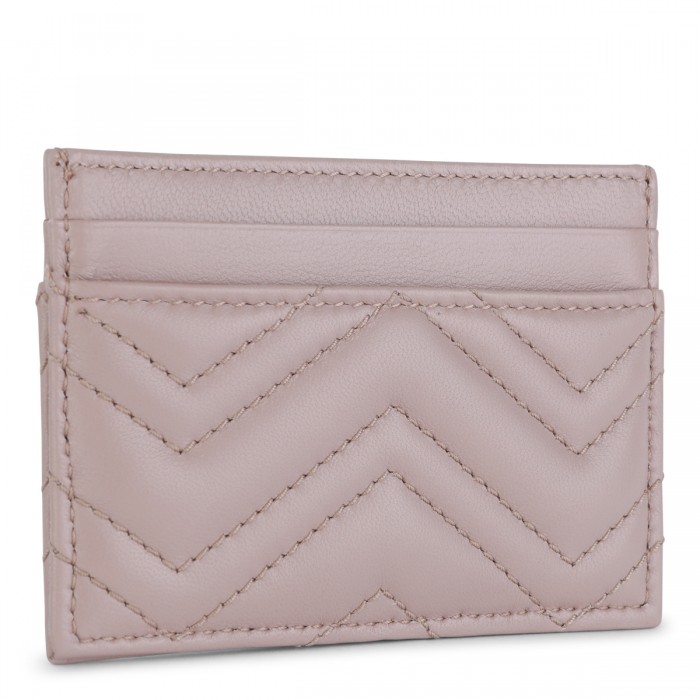 PINK LEATHER CARD HOLDER 2