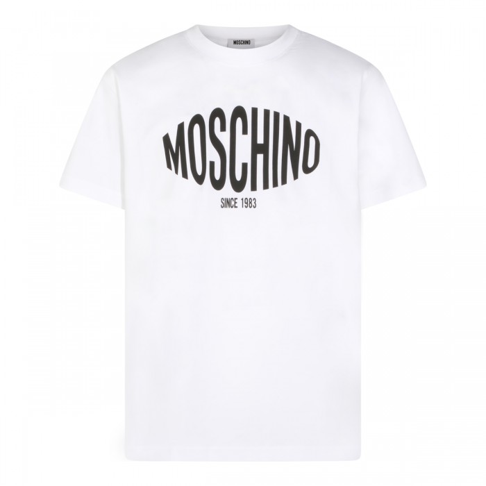 WHITE COTTON T-SHIRT