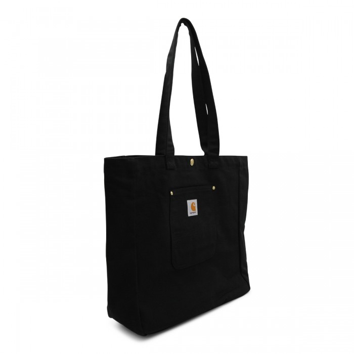 BLACK COTTON TOTE 2