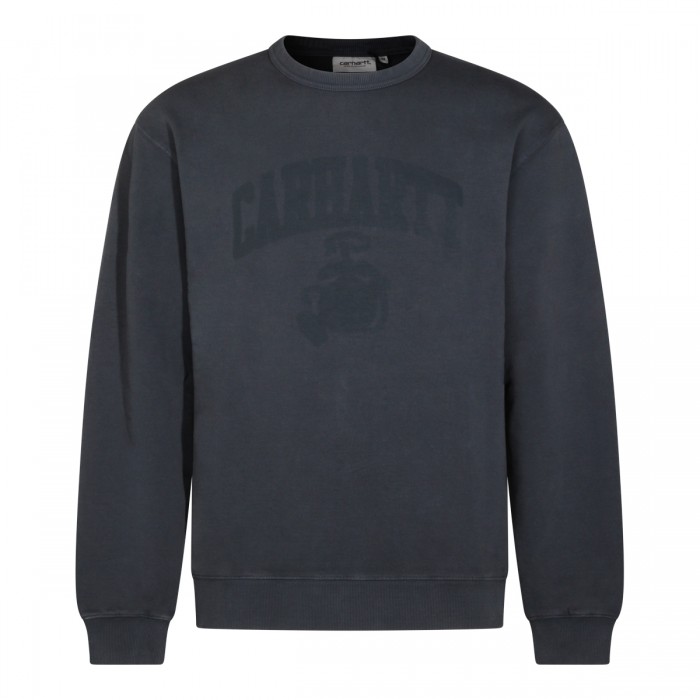 DARK GREY COTTON SWEATSHIRT