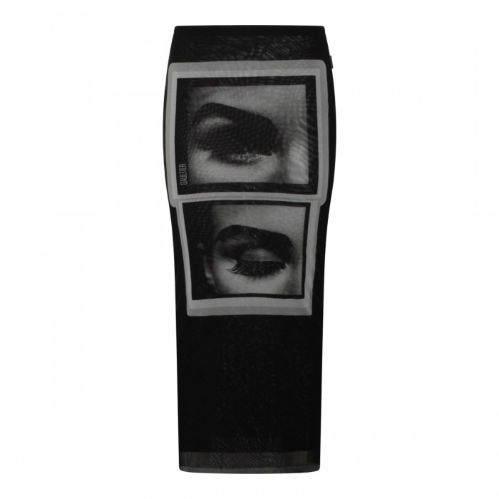 BLACK AND WHITE SKIRT