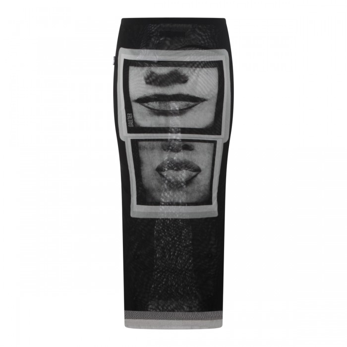 BLACK AND WHITE SKIRT 2