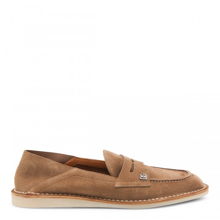 BROWN LEATHER LOAFERS
