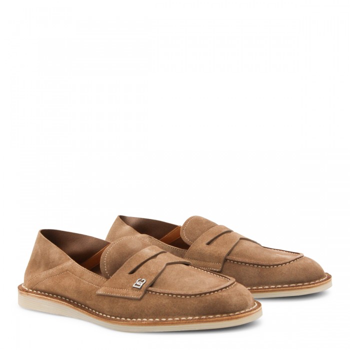 BROWN LEATHER LOAFERS 2