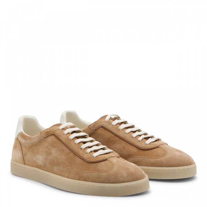 BEIGE LEATHER SNEAKERS 2