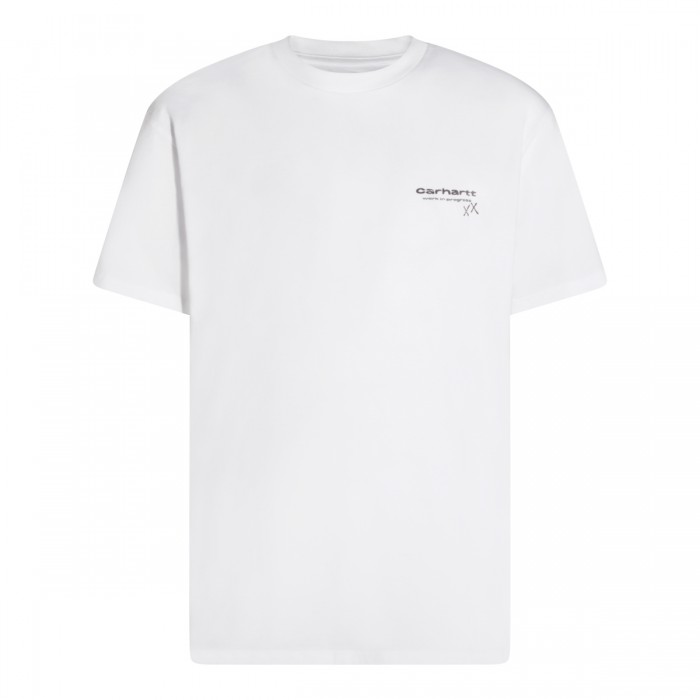 WHITE COTTON T-SHIRT