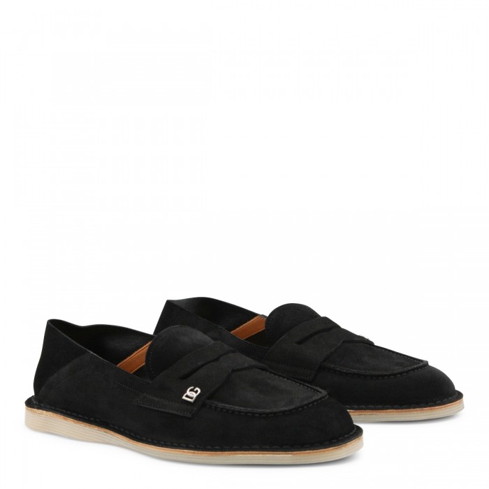 BLACK LEATHER LOAFERS 2