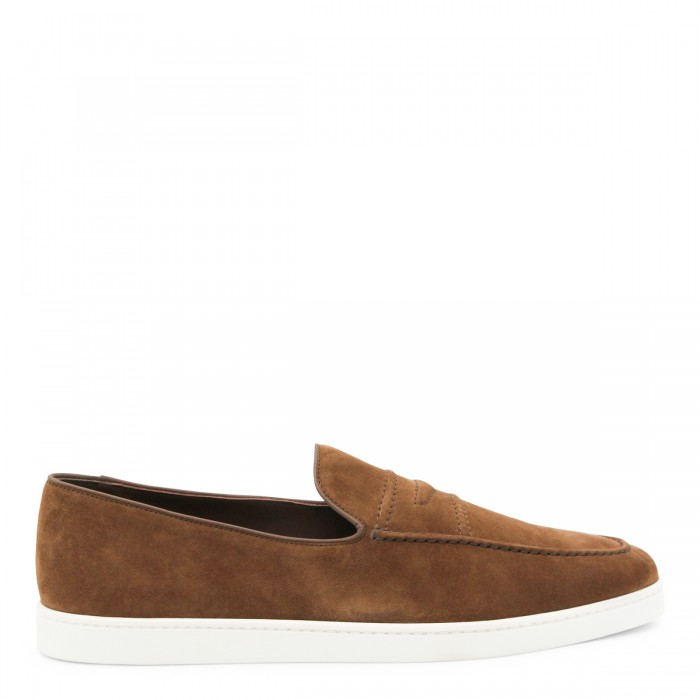 BROWN LEATHER LOAFERS