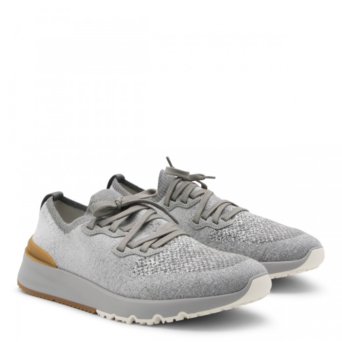 GREY KNIT SNEAKERS 2