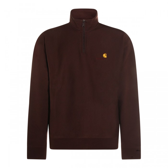 BURGUNDY COTTON SWEATSHIRT