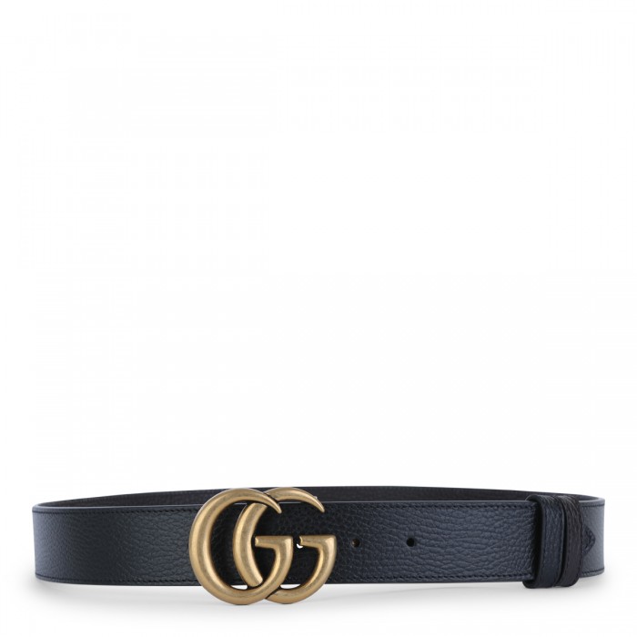 BLACK LEATHER BELT