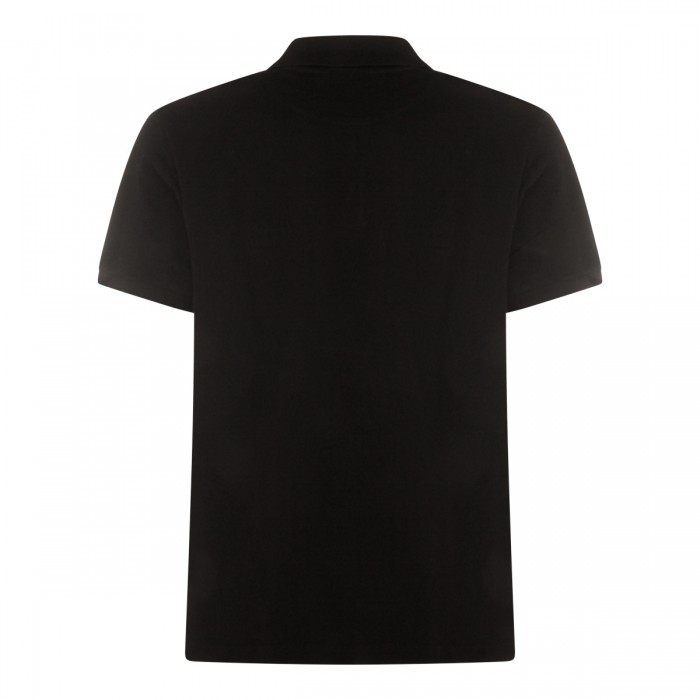 BLACK COTTON POLO SHIRT 2
