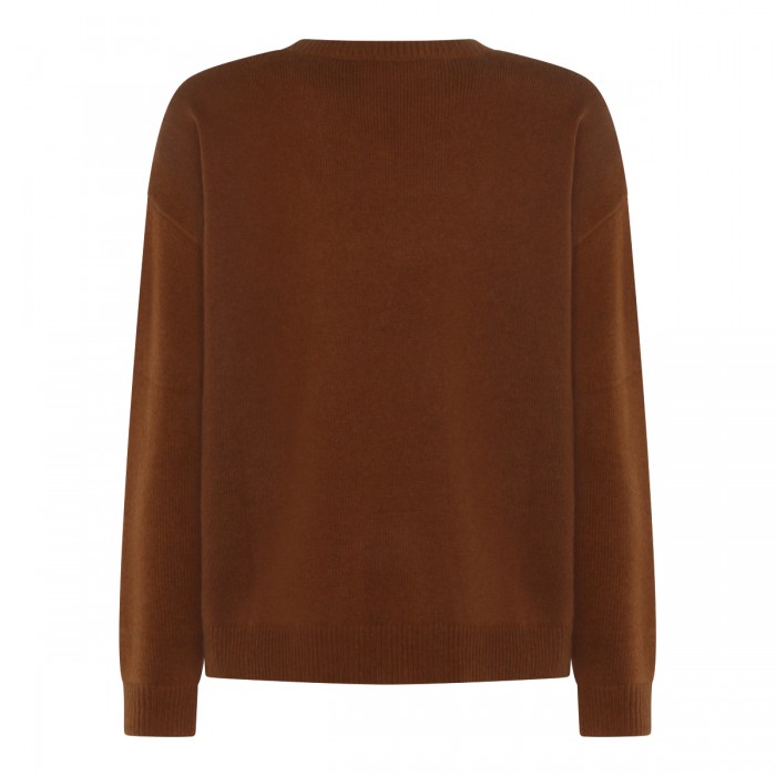 BROWN WOOL BLEND TOP 2