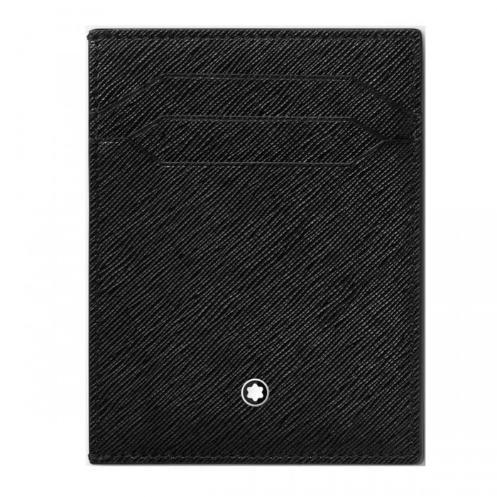 BLACK LEATHER CARD HOLDER