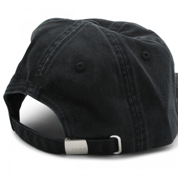 BLACK COTTON HAT 2