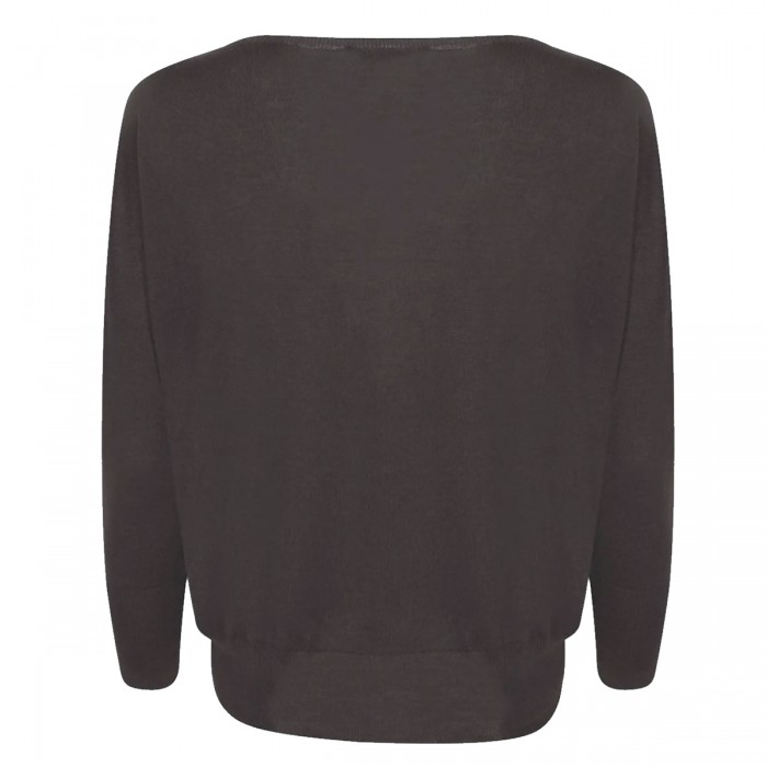 BROWN WOOL KNITWEAR 2