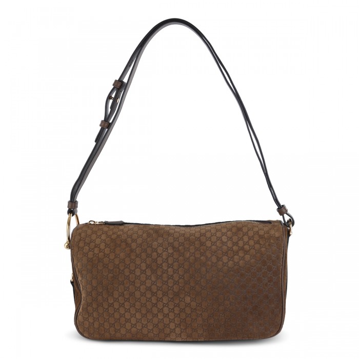 BROWN LEATHER MINI BAG