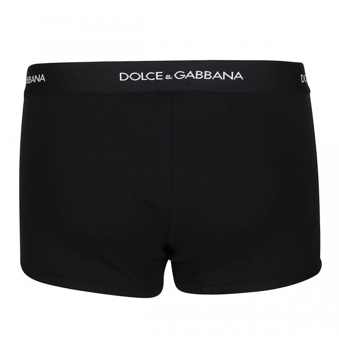 BALCK COTTON TWO-PACK BOXERS 2