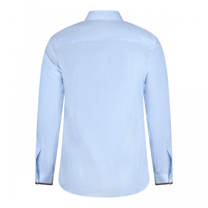 LIGHT BLUE COTTON SHIRT 2