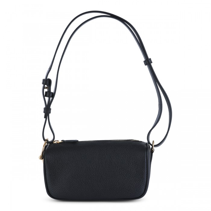BLACK LEATHER MINI BAG