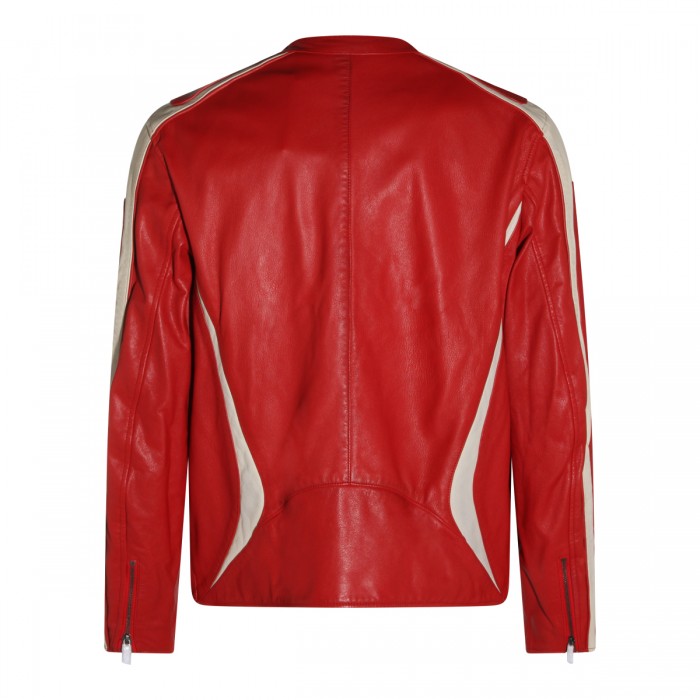 RED LEATHER JACKET 2