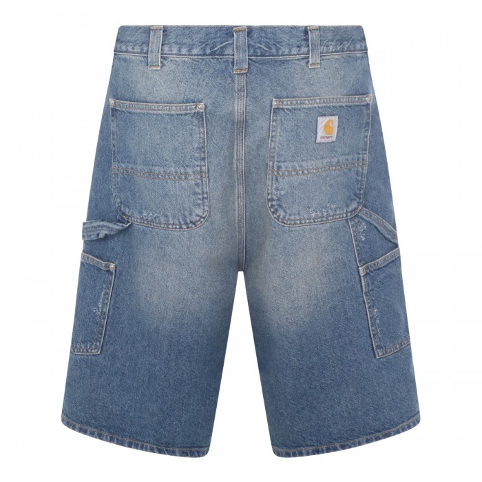 BLUE COTTON SHORTS 2
