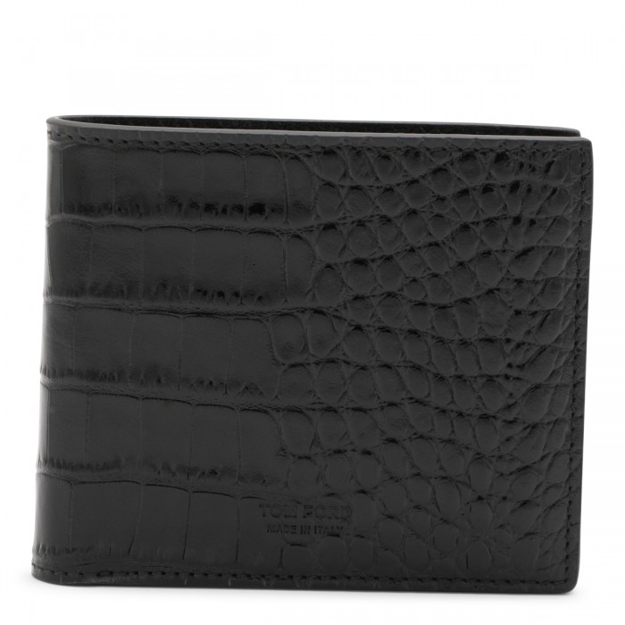 BLACK LEATHER WALLET