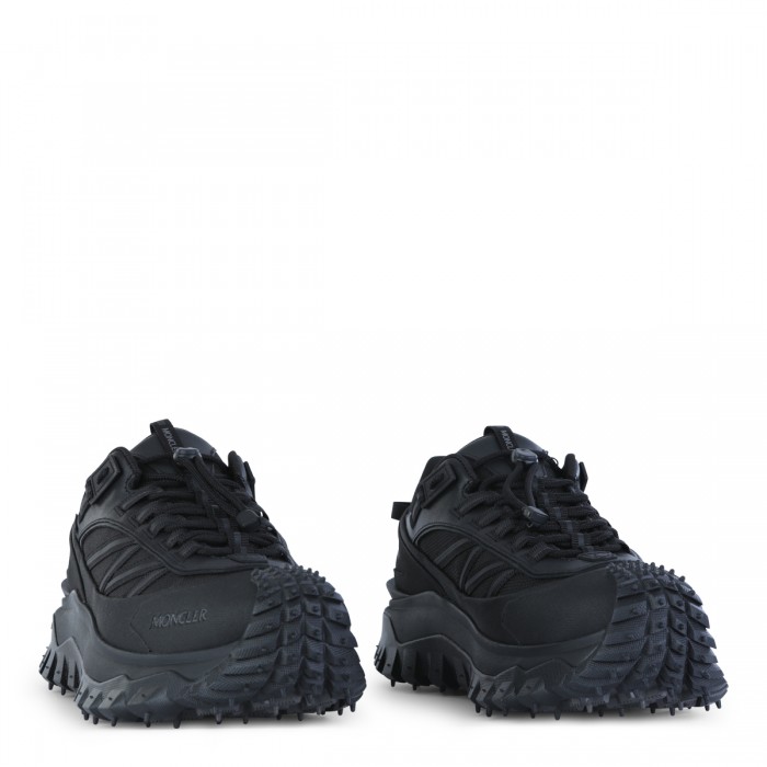 BLACK LEATHER SNEAKERS 2