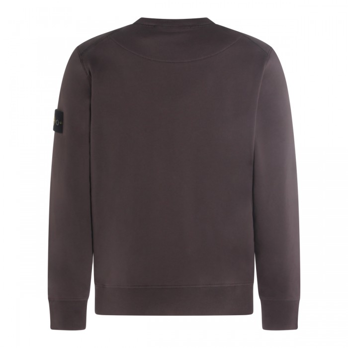 BROWN COTTON SWEATSHIRT 2