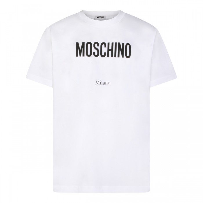 WHITE COTTON T-SHIRT