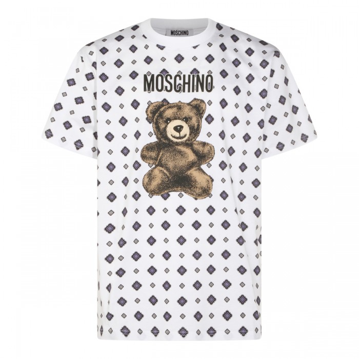 WHITE COTTON T-SHIRT