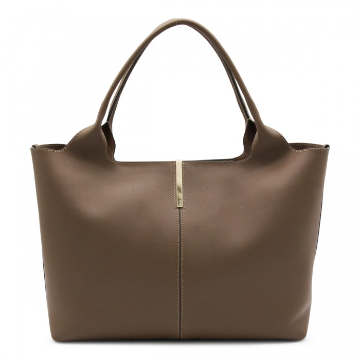 BROWN LEATHER TOTE