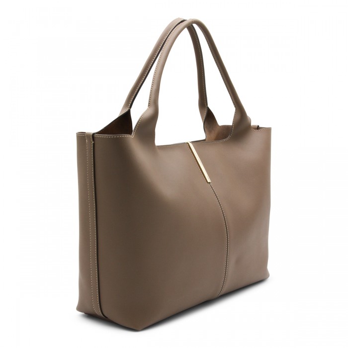 BROWN LEATHER TOTE 2