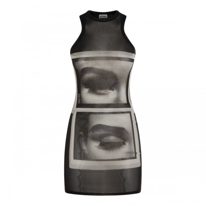 BLACK AND WHITE DRESS