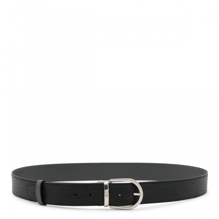 BLACK LEATHER BELT