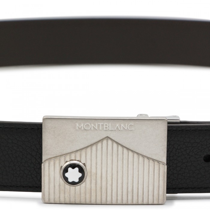 BLACK LEATHER BELT 2